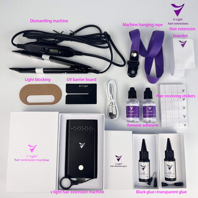 ΔΩΡΟ 2 κόλλες V-Light Hair Extension Kit
