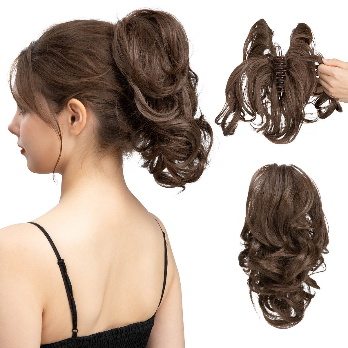 Ποστις Hair (Με κλαμερ) 100% φυσικη τριχα κερατινης