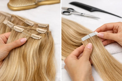 Clip in ή tape extensions - ποια να διαλέξεις;