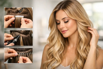 Τρόποι εφαρμογής hair extensions που σας ταιριάζουν